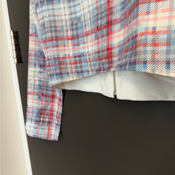 NICHOLAS (Revolve) Sz 4 mint condition silk size 4 Pink and Blue Cropped - Picture 8 of 15